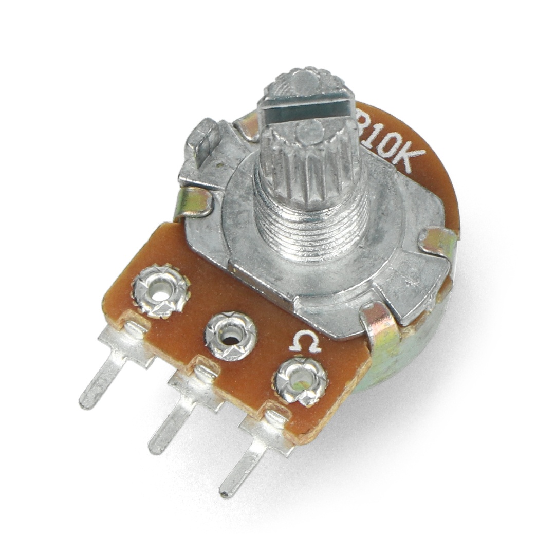 Potencjometr obrotowy 10kΩ liniowy 1/8W